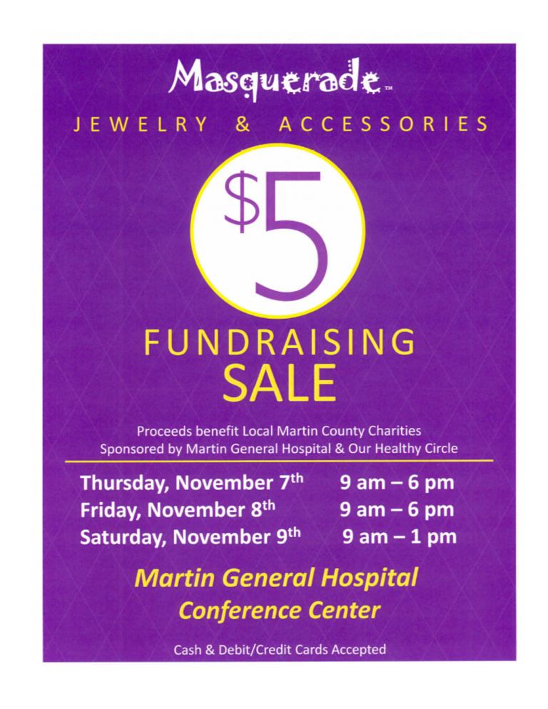 Masquerade Jewelry & Accessories Sale (MGH) Martin County Chamber of Commerce